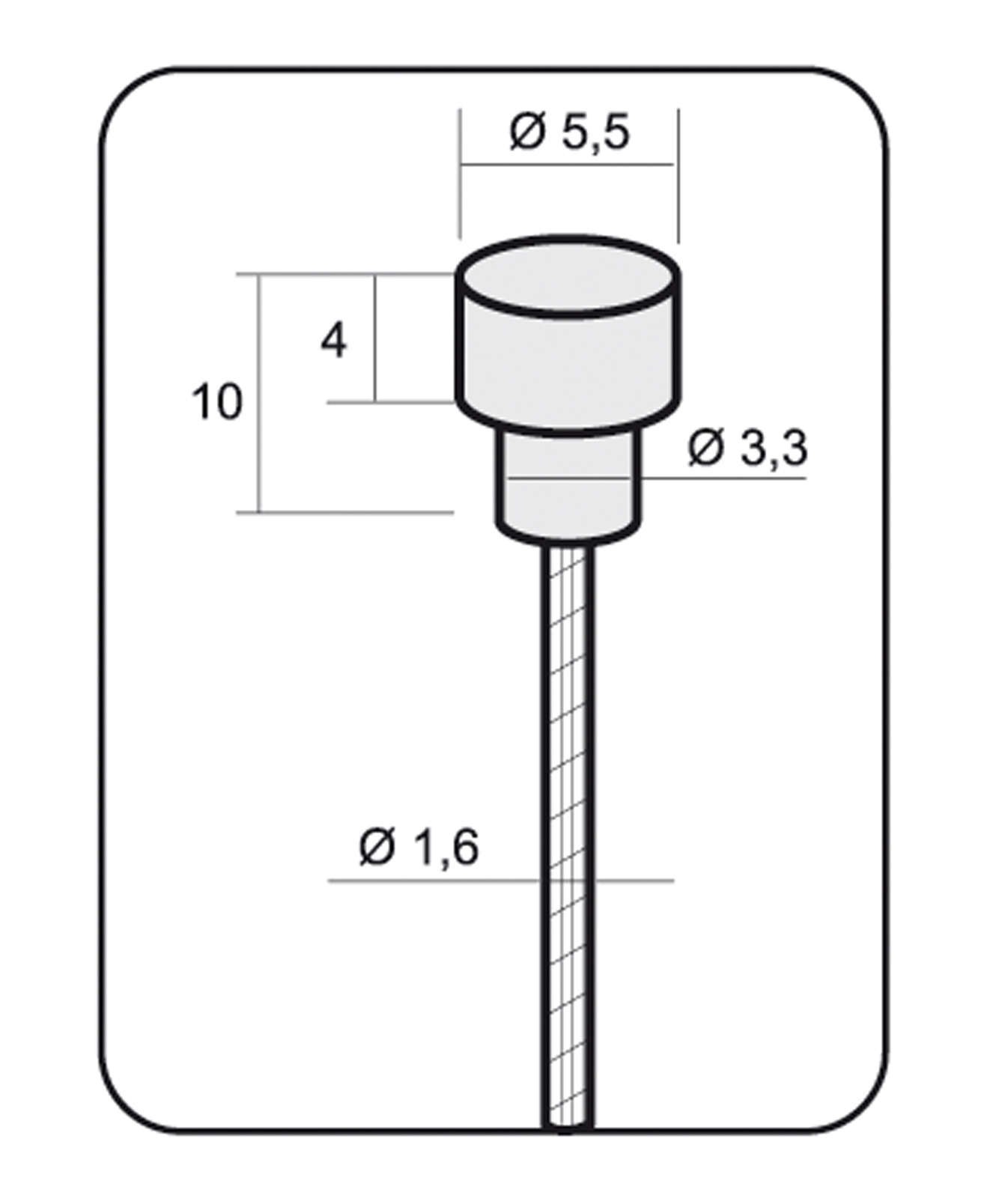 Cavo freno acciaio inox 1,5 mm x 1700 mm corsa MTB