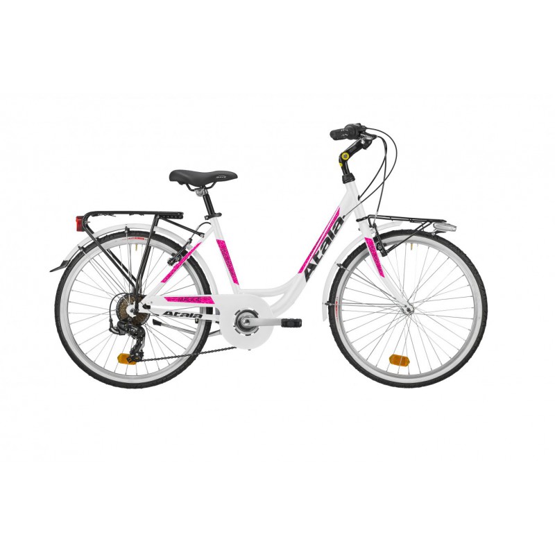 Bici donna 24" Atala Maggie 7v bianca