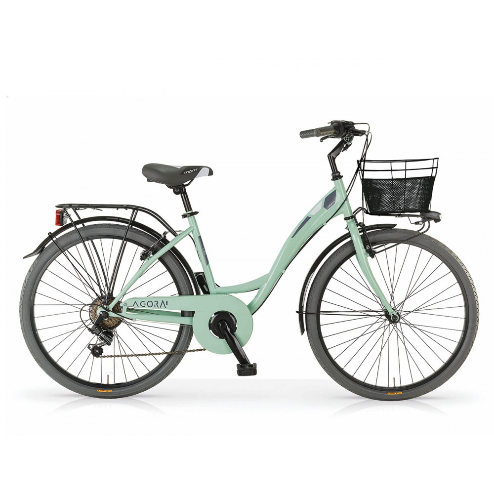 bicicletta agora mbm donna verde bazam store
