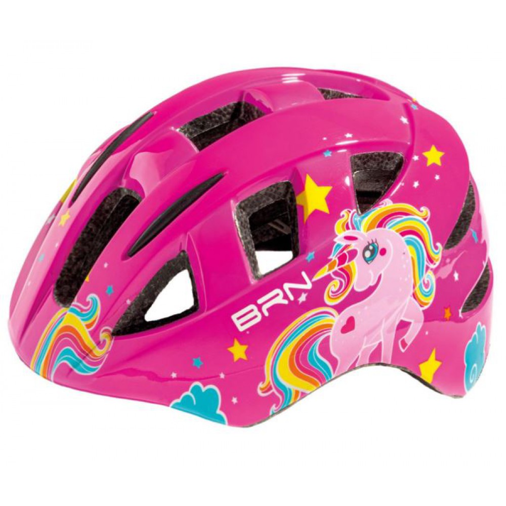 Casco bici bimba BRN Happy rosa