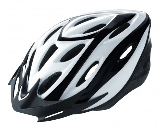 Casco bici outmold bianco-nero TG. M