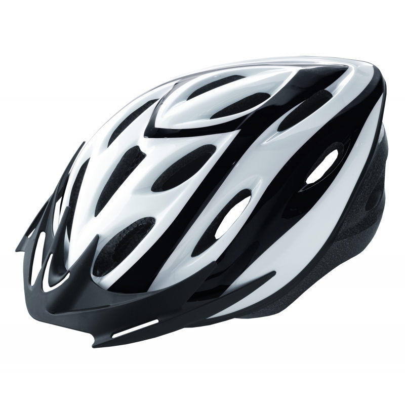 Casco bici outmold bianco-nero TG. M