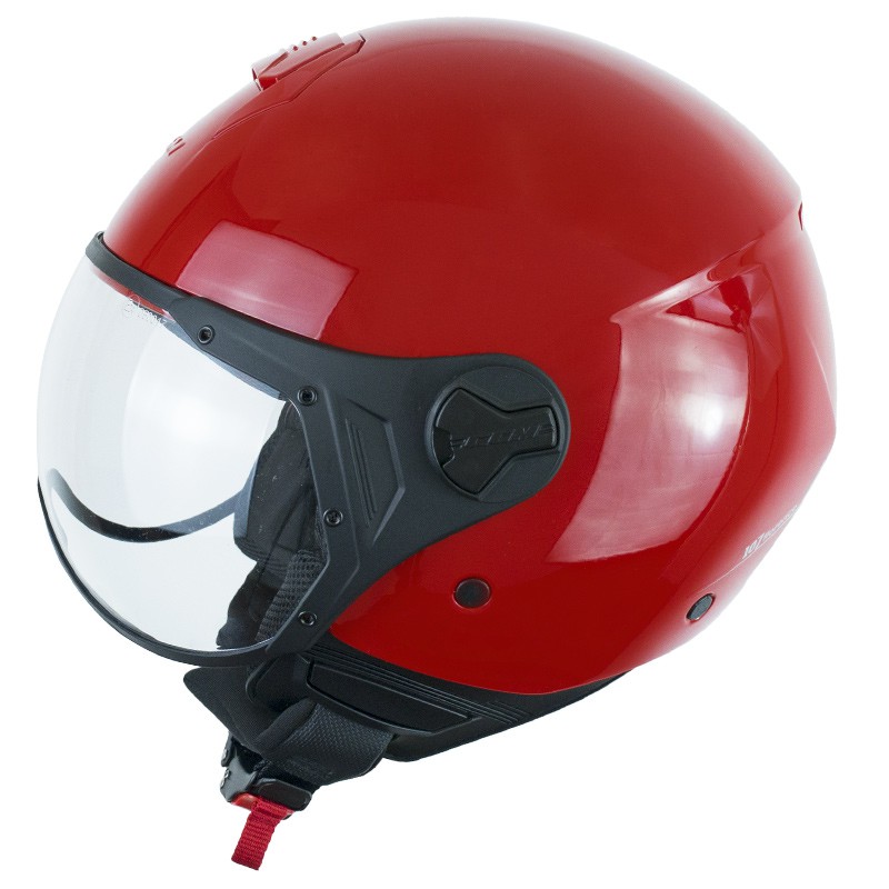 Casco CGM 107A visiera sagomata Rosso