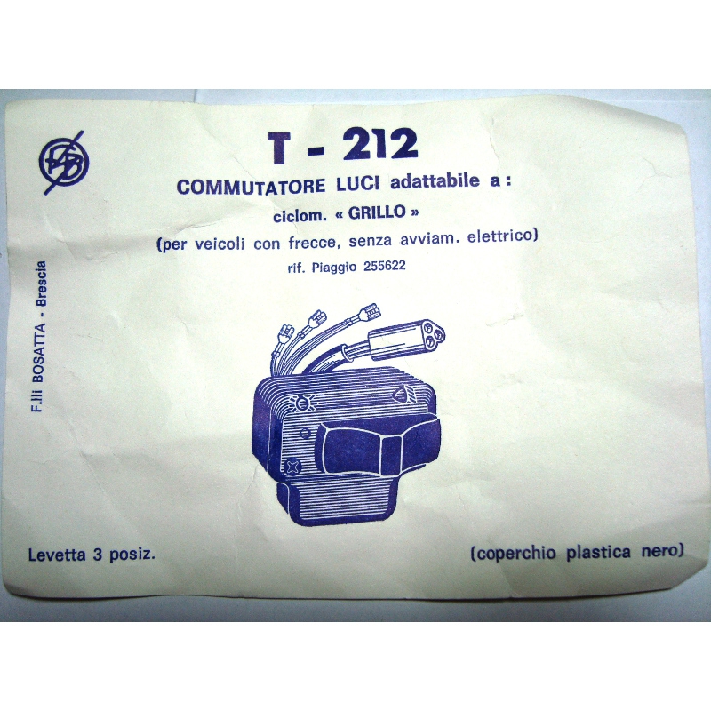 COMMUTATORE GRILLO T212     *CAB