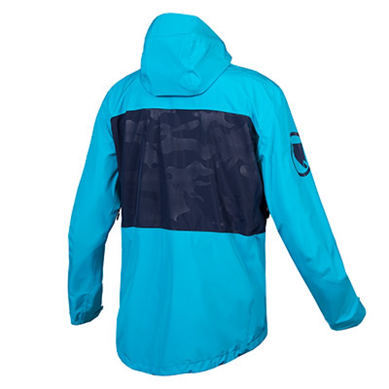 Endura Singletrack waterproof jacket blu