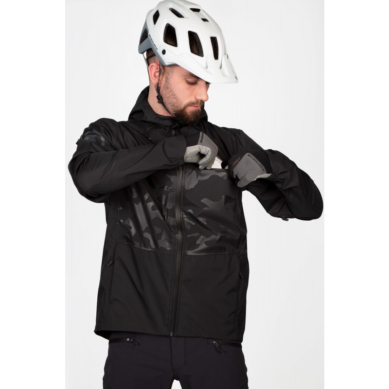 Endura Singletrack waterproof jacket blu