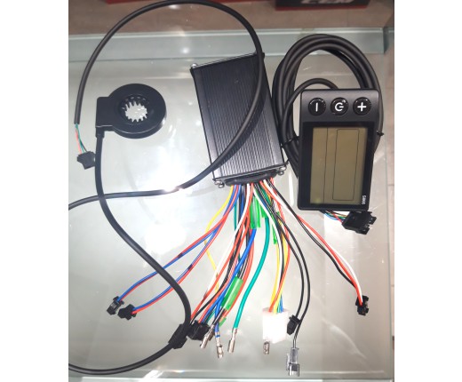 Kit centralina+PAS+display 24V-36V 250W