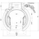 Lucchetto axa imenso large ret. key